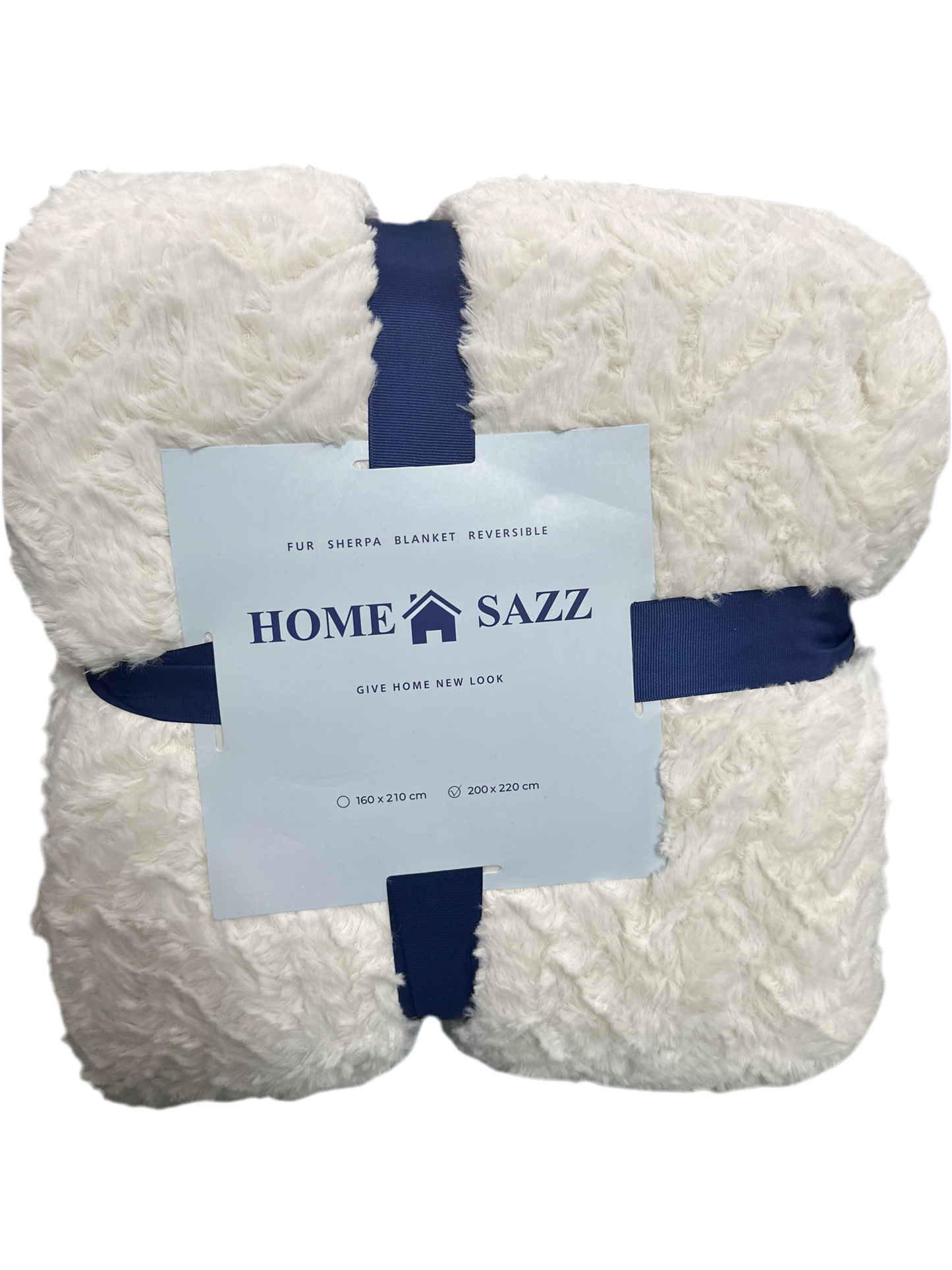 Sherpa Blanket 200X220cm-White