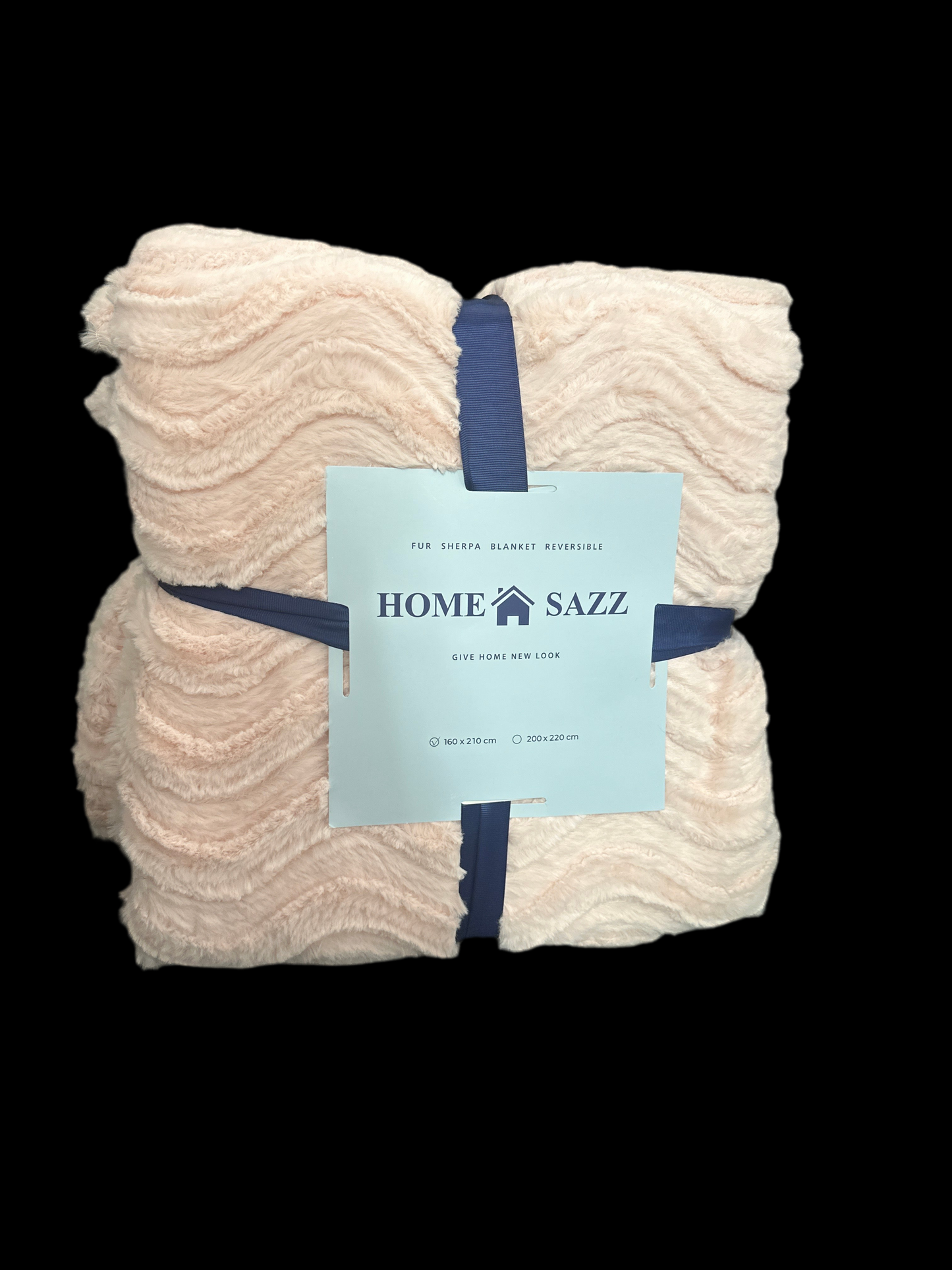 Sherpa Blanket 160x210cm -Pink