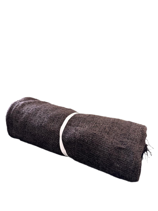 Chenille Throw Black