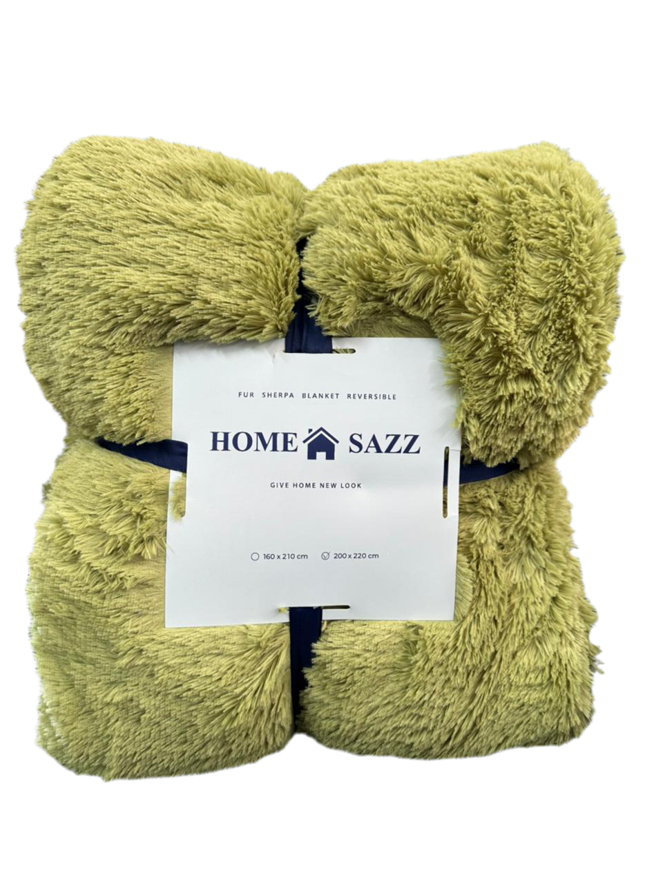 Sherpa Blanket 200x220cm Green
