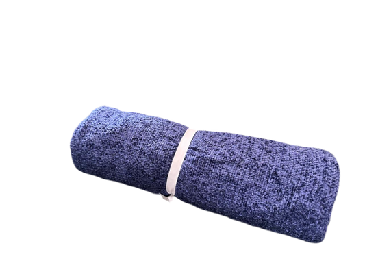 Chenille Throw 130x160cm light blue