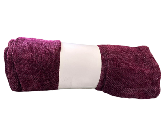 Chenille Throw  maroon130x160cm